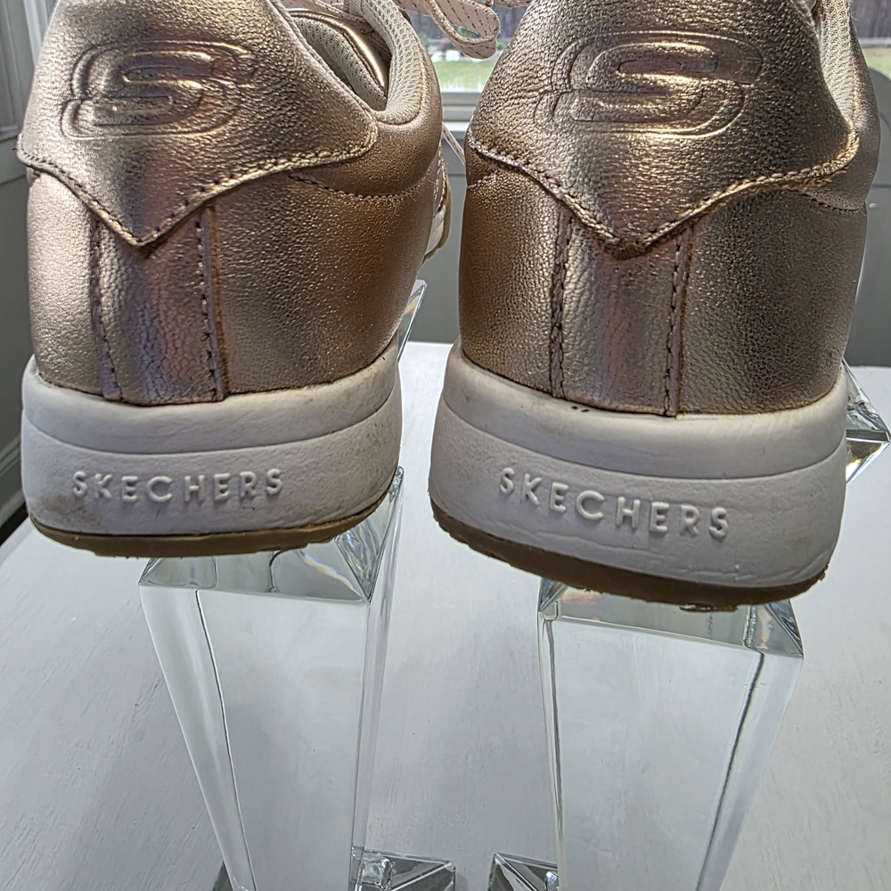 Skechers Gold Lace-Up Sneakers - Picture 7 of 9